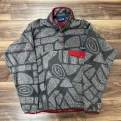 美品 パタゴニア シンチラスナップt S 15年製 SHLF グレー フリース