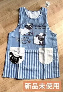 新品未使用⭐︎ひつじのショーン　デザインエプロン　保育士　保育