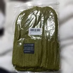 ALLEY STUDIOS ニット帽 グリーン フリーサイズ