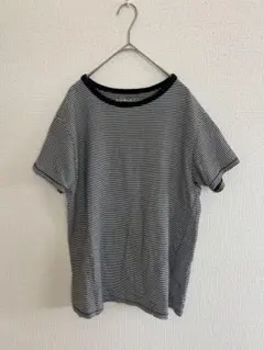 BONLECILL ボーダーTシャツ ブラック Lサイズのサムネイル