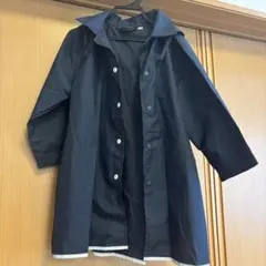 SAN-MARCO ネイビー レインコート (お受験 私学小学校)通学　110