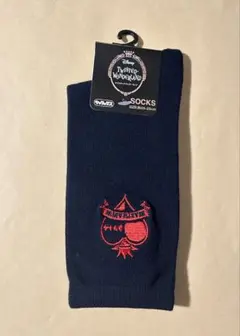 ハーツラビュル　ツイステッドワンダーランド　刺繍　ソックス　リドル