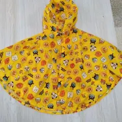 アンパンマンベビーレインコート イエロー 80〜100cm