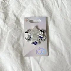 【新品】 ディズニーランド　100周年　ピンバッジ　ミッキーマウス　ミニーマウス