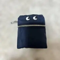 未使用品 ユニクロ アニヤハインドマーチ パッカブルバッグ エコバッグ ネイビー