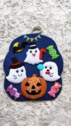 [20%off ハロウィン押絵壁掛け]