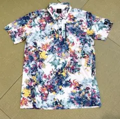 未使用タグ付⭐️メンズLL】タイトリスト 半袖ポロシャツ ボタニカル柄 