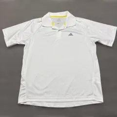 adidas ClimaLite ホワイト ポロシャツ 半袖