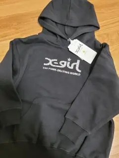 X-girl stages ロゴプルパーカー　１００㎝