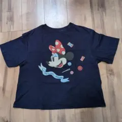 UNIQLO ミニーマウス Tシャツ ネイビー