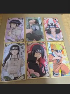 NARUTO 色紙コレクション キャラクターデザイン 6枚セット6枚セット