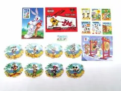 ディズニー　ステッカー&切手　セット