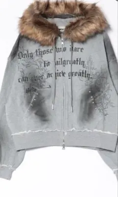 ファーパーカー 短丈 アウター