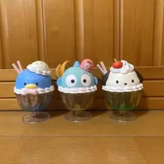 サンリオ　カプキャラ　スイーツケースコレクション　サム　ハンギョドン　ポチャッコ