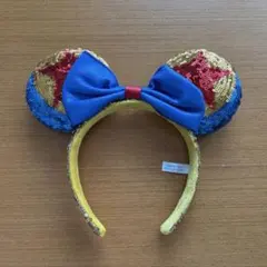 ミッキー型ラメ付きカチューシャ