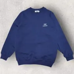 【希少】80s adidasスウェット デサント社製 ネイビー/ L アディダス 希少】80s adidasスウェット デサント社製 ネイビー/ L