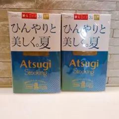 【6足分】 ATSUGI アツギ　 ストッキング　ひんやりと美しく。夏　M-L
