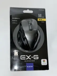 エレコム マウス 握りの極み ワイヤレス M　M-XGM10DBBK/EC