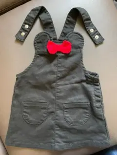 ジャンパースカート　ミニー　子供服　70cm  オーバーオール