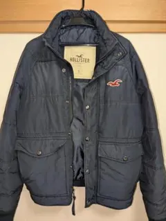 HOLLISTER ダウンジャケット　ネイビー　Sサイズ