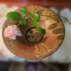 19世紀 アンティーク木製キャンドルスタンド 高さ24cm 底面直径13cm 