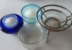 キャンドルホルダーとアロマキャンドルセット