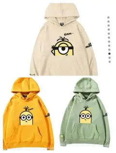 ※一着※ミニオン フード付きパーカー