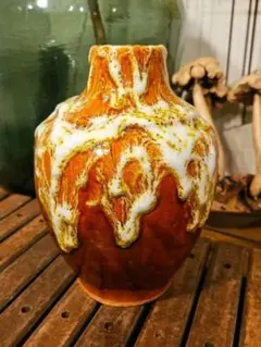 ファットラバ　花瓶　フラワーベース　壺　西ドイツ　ヴィンテージ　アンティーク