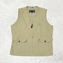 Kinloch Anderson アウトドア ベスト 多ポケット ベージュ