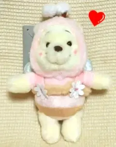 くまのプーさん　はちみつの日　ぬいぐるみキーホルダー　キーチェーン