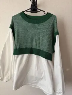 nico and ...レイヤードデザイン長袖トップス