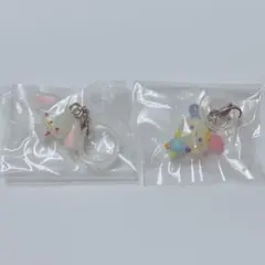 ♡ サンリオキャラクターズ ゆるっとめじるしアクセサリー しろうさ ウサハナ ♡