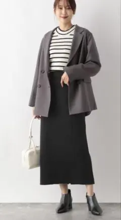 ウツクシルエットIラインスカート　グローバルワーク