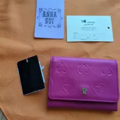 ANNA SUI ピンク 名刺入れ