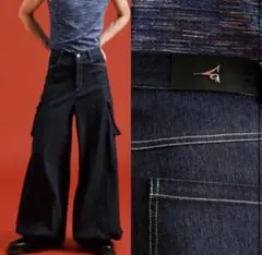【yoikadakada】Baggy denim pants/Indigo