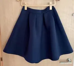 N.NATURAL BEAUTY BASIC フレアスカート ネイビー S