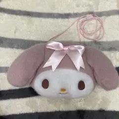 マイメロディ もこもこぬいぐるみポシェット　サンリオ　マイメロ