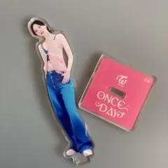 TWICE ミナ アクスタとラントレONCEDAY