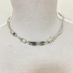 Vivienne Westwood｜プレートチェーンチョーカー／シルバー