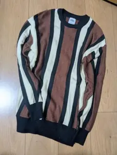 ZARA ストライプ セーター ニット Ｍ