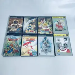 【PS2・動作確認済】プレイステーション２用ゲームソフト　まとめて8本セット