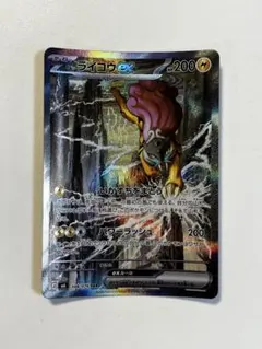 【最安値！大特価】ポケモンカード ライコウex SAR ストームエメラルダ
