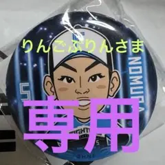 ファイターズ 野村佑希 5 缶バッジ エスコンユニバージョン りんごぷりん様専用