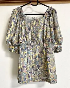 キャシャレル　チュニック　M 美品のサムネイル