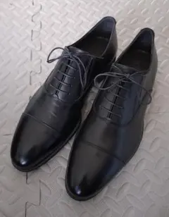 鞆ゑ (ともえ）25.5 新品 ブラックレザー ビジネスシューズ - メルカリ
