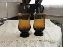 廣田硝子　BYRON コーヒーグラス　2つ