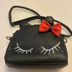 猫耳リボン付きショルダーバッグ