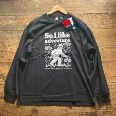 新品 25年秋冬 NANGAナンガ UMA エコハイブリッドロンT 黒 L