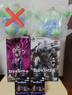 一番くじ ストリートファイター6 A賞 ジュリ ラストワン賞 豪鬼 C賞 D賞
