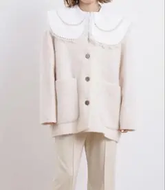 yori ウールモヘアシャギージャケット